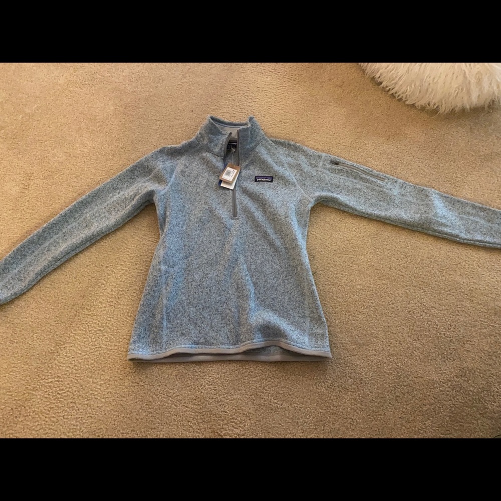 Womens Grey Patagonia 1/4 Quarter Zip Size Small